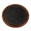 Блюдо чугунное на деревянной подставке, 26 см, LAVA, Диаметр, см: 26