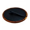 Блюдо чугунное на деревянной подставке, 29 см, LAVA, Диаметр, см: 29, изображение 2