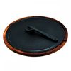 Блюдо чугунное на деревянной подставке, 33 см, LAVA, Диаметр, см: 33, изображение 2