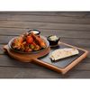 Набор для подачи: блюдо чугунное на деревянной подставке, 21 см, LAVA, изображение 3