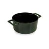 Кастрюля чугунная эмалированная зеленая с крышкой 20 см, 2,8 л, LAVA, изображение 7