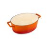 Утятница чугунная эмалированная оранжевая 23*29 см, 4,7 л, LAVA, изображение 5