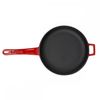Сковорода чугунная эмалированная красная, 20 см, LAVA, Диаметр, см: 20, Цвет: Красный, изображение 3