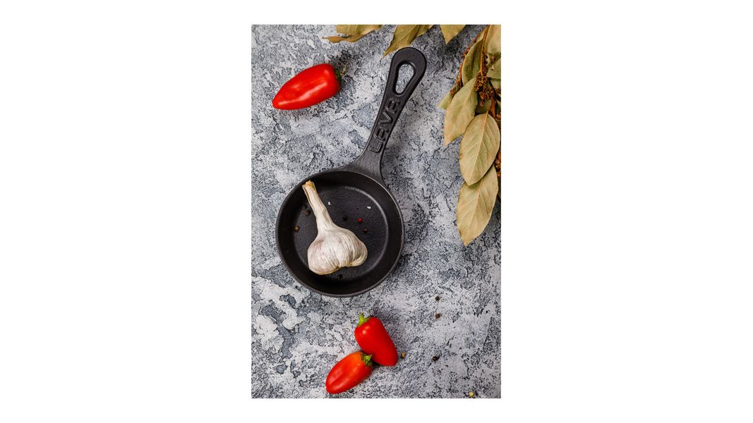 Сковорода чугунная 12 см, LAVA, изображение 6