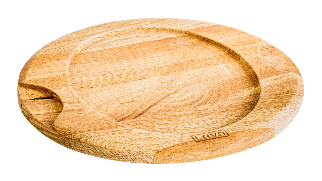 Сковорода круглая чугунная на деревянной подставке, 16 см, LAVA, Диаметр, см: 16, Цвет: Черный, изображение 5