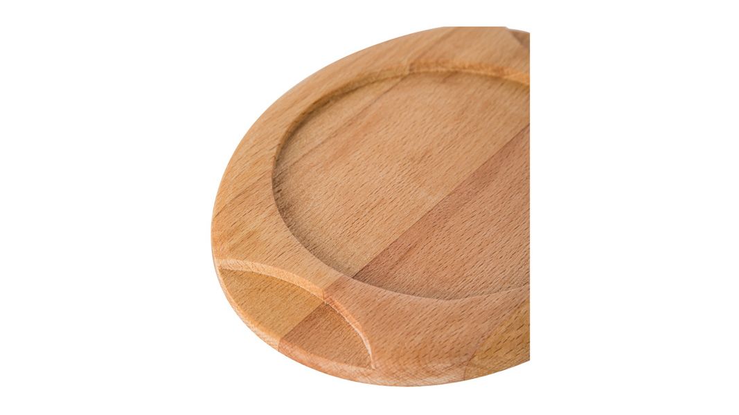 Подставка овальная деревянная для сервировки, 15*18 см, LAVA, изображение 2