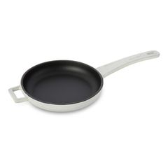 Сковорода чугунная эмалированная кремовая 16 см, 400 мл, LAVA