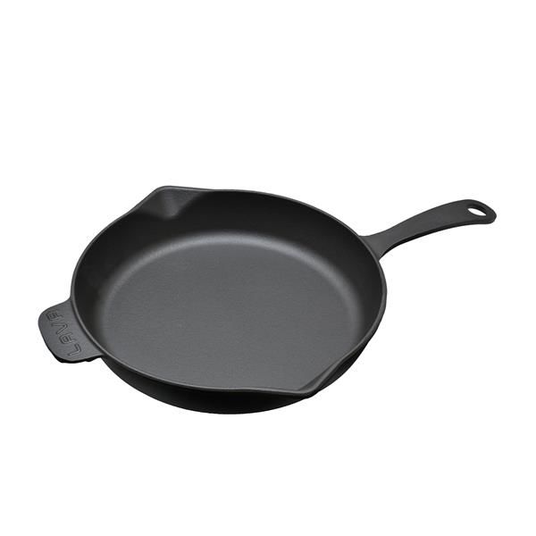 Сковорода чугунная, 28 см, LAVA, Диаметр, см: 28, Объем, мл: 2300, Цвет: Черный