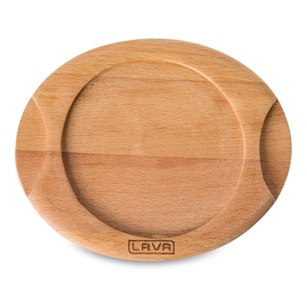 Подставка овальная деревянная для сервировки, 15*18 см, LAVA