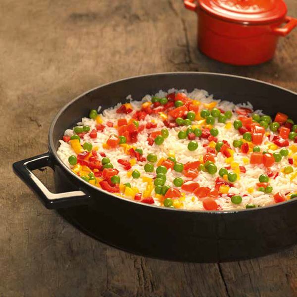 Кастрюля чугунная эмалированная красная со стеклянной крышкой, 28 см, 3,51 л, LAVA, Диаметр, см: 28, Цвет: Красный, изображение 2