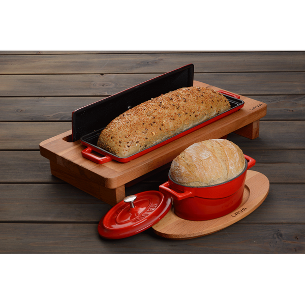 Кастрюля порционная овальная чугунная эмалированная оранжевая, 9*12 см, 0,42 л, LAVA, изображение 5