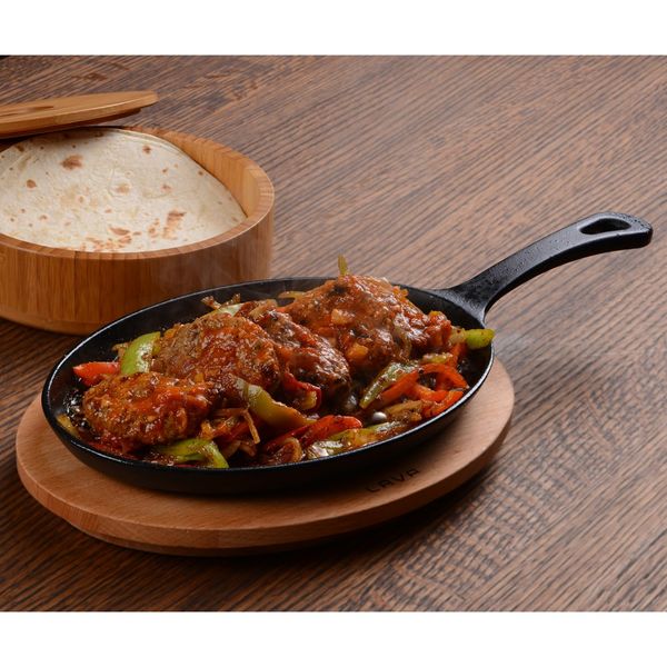 Сковорода овальная чугунная, 17*23 см, LAVA, изображение 3