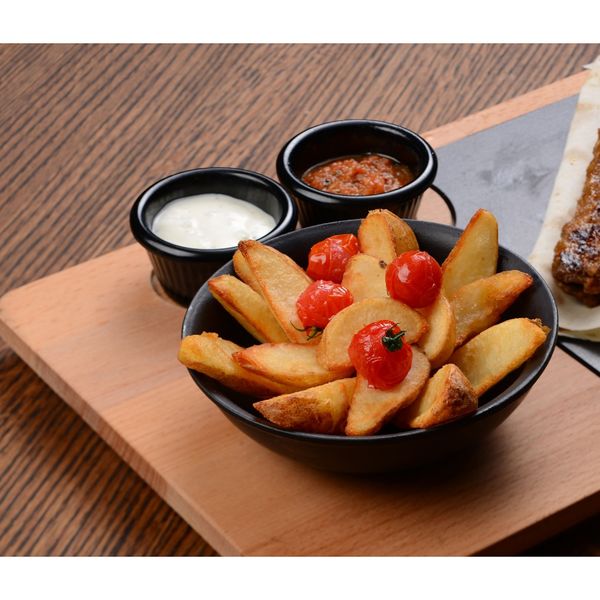 Набор для подачи: салатник чугунный на деревянной подставке, 12 см, LAVA, изображение 3