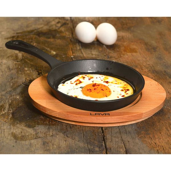 Сковорода чугунная 16 см, 200 мл, LAVA, изображение 9