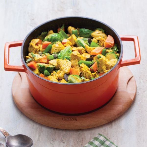 Кастрюля чугунная эмалированная красная, 24 см, 4,49 л, LAVA, изображение 8