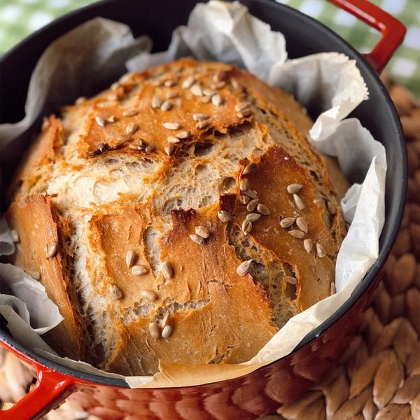 Кастрюля чугунная эмалированная оранжевая со стеклянной крышкой, 28 см, 6,71 л, LAVA, Диаметр, см: 28, Цвет: Оранжевый, изображение 3