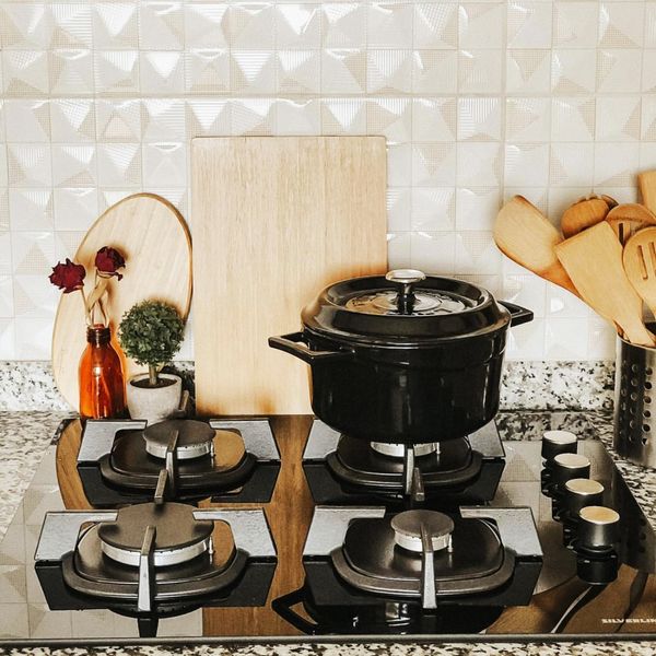 Кастрюля чугунная эмалированная оранжевая, 24 см, 4,49 л, LAVA, изображение 9