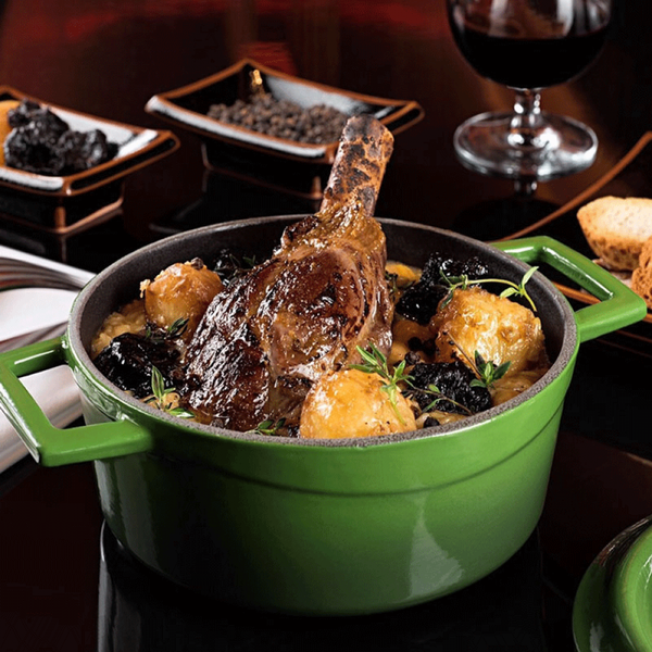 Кастрюля чугунная эмалированная оранжевая, 28 см, 6,71 л, LAVA, Диаметр, см: 28, Объем, мл: 6710, Цвет: Оранжевый, изображение 12